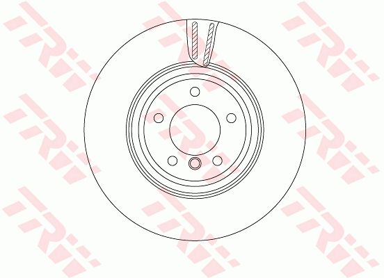Tarcza hamulcowa TRW DF4775S