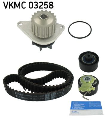 Pompa wody + zestaw paska rozrządu SKF VKMC 03258