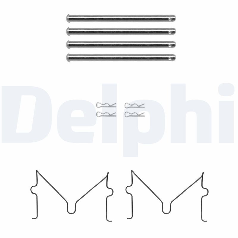 Zestaw akcesoriów, klocki hamulcowe DELPHI LX0691