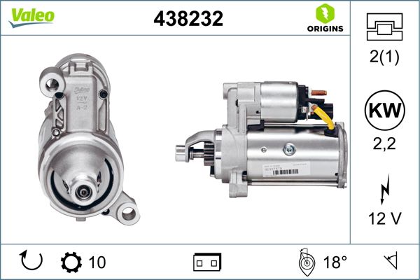 Rozrusznik VALEO 438232