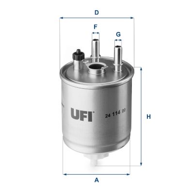 Filtr paliwa UFI 24.114.00
