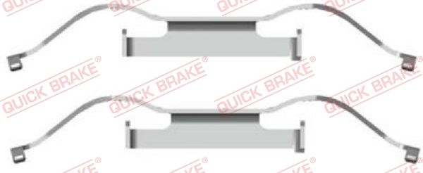 Zestaw akcesoriów, klocki hamulcowe QUICK BRAKE 109-1681