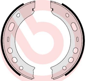 Zestaw szczęk hamulcowych, hamulec postojowy BREMBO S 65 503