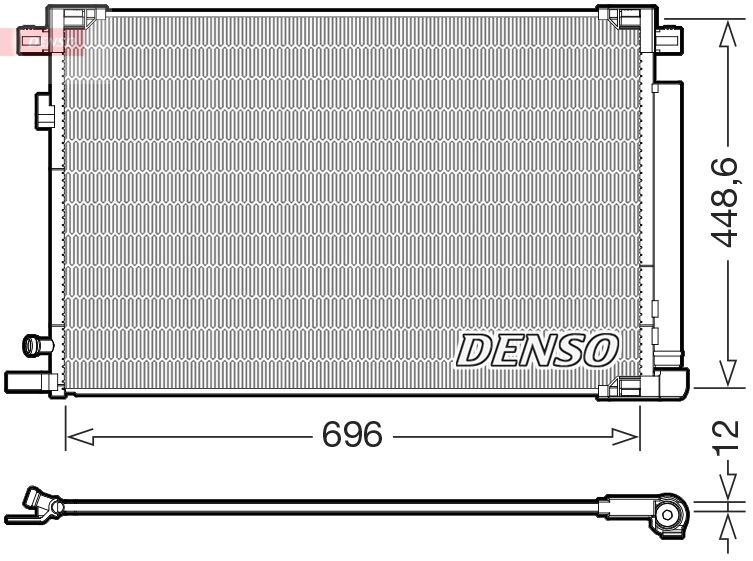 Skraplacz, klimatyzacja Denso DCN50128