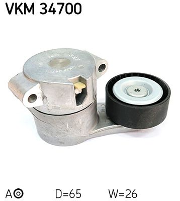 Rolka napinacza, pasek klinowy wielorowkowy SKF VKM 34700
