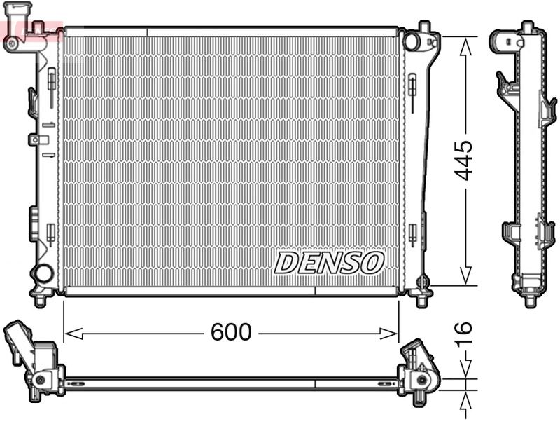 Chłodnica, układ chłodzenia silnika DENSO DRM41004