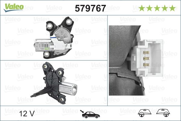 Silnik wycieraczek VALEO 579767
