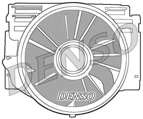 Wentylator, chłodzenie silnika DENSO DER05007