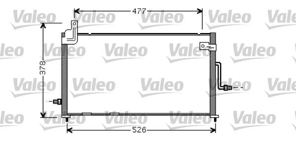 Skraplacz, klimatyzacja VALEO 818060