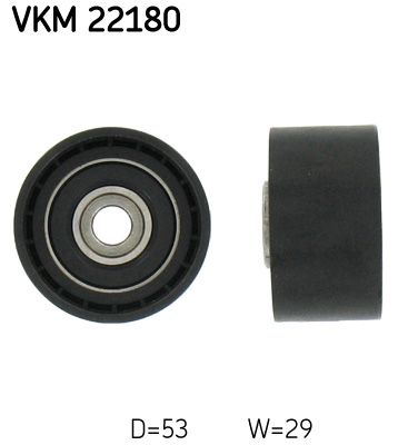 rolka kierunkowa / prowadząca, pasek rozrządu SKF VKM 22180