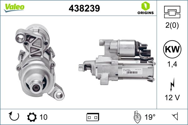 Rozrusznik VALEO 438239