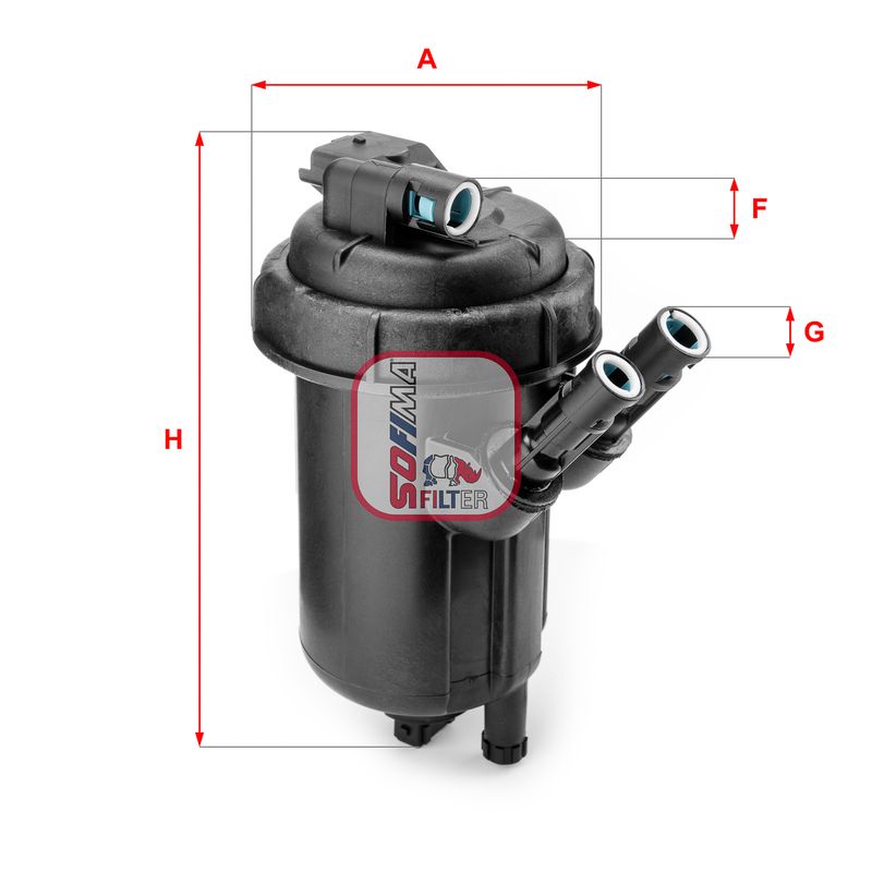 Filtr paliwa SOFIMA S 5114 GC