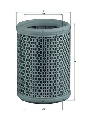 Filtr powietrza KNECHT LX 130