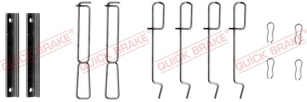 Zestaw akcesoriów, klocki hamulcowe QUICK BRAKE 109-1265