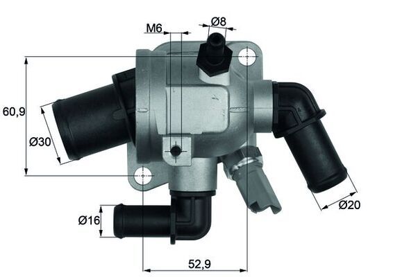 Termostat, płyn chłodzący MAHLE TI17388