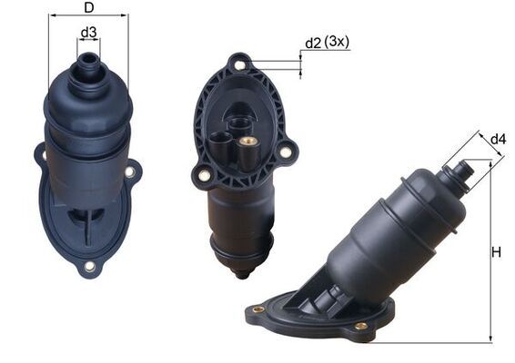 Filtr hydrauliczny, automatyczna skrzynia biegów MAHLE hx 155