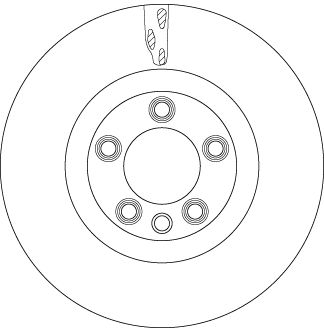 Tarcza hamulcowa TRW DF6772S