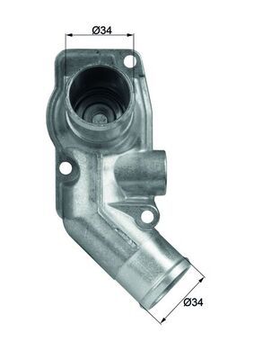 Termostat, płyn chłodzący MAHLE TI5092D