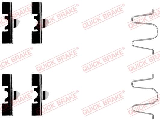 Zestaw akcesoriów, klocki hamulcowe QUICK BRAKE 109-1170
