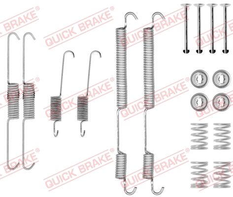 Zestaw akcesoriów, szczęki hamulcowe QUICK BRAKE 105-0753