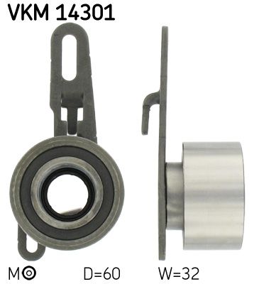 Rolka napinacza, pasek rozrządu SKF vkm 14301