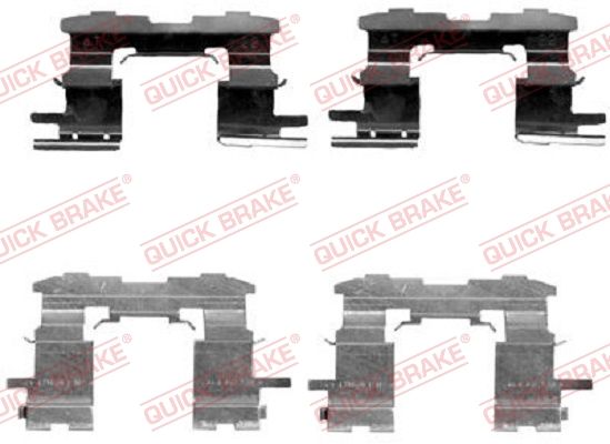Zestaw akcesoriów, klocki hamulcowe QUICK BRAKE 109-1631