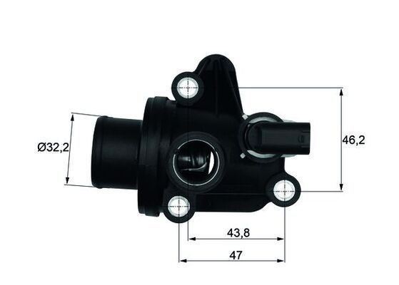 Termostat, płyn chłodzący MAHLE TI1287
