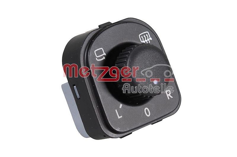 Przełącznik, regulacja lusterka zewnętrznego METZGER 09161126