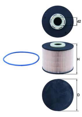 Filtr paliwa MAHLE KX331D
