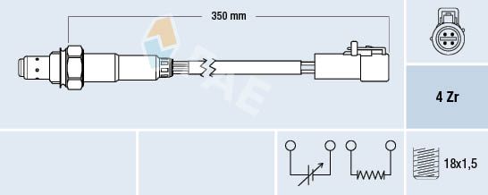 Sonda lambda FAE 77170