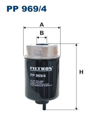 Filtr paliwa FILTRON pp 969/4