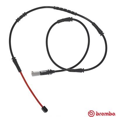 Styk ostrzegawczy, zużycie okładzin hamulcowych BREMBO A 00 472