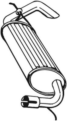 Tłumik końcowy BOSAL 211-393