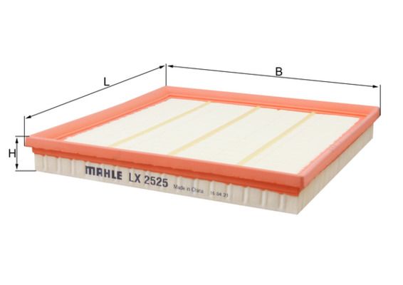 Filtr powietrza KNECHT LX 2525