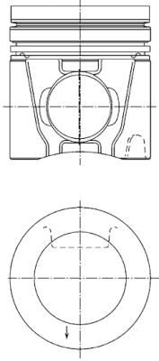 Tłok KOLBENSCHMIDT 41166600