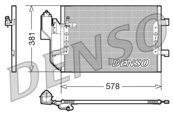 Skraplacz, klimatyzacja DENSO DCN17002