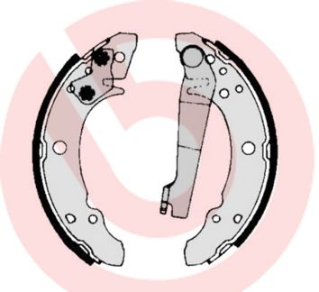 Zestaw szczęk hamulcowych BREMBO S 85 507