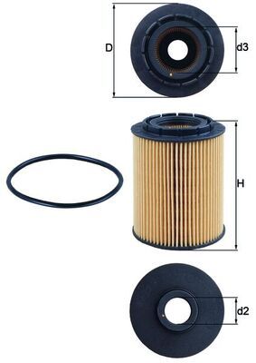 Filtr oleju KNECHT OX 160D