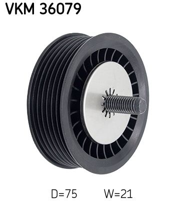 rolka kierunkowa / prowadząca, pasek klinowy zębaty SKF VKM 36079