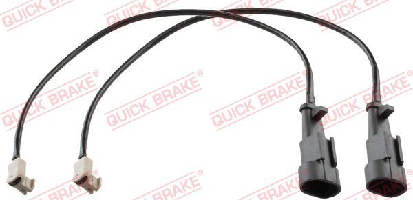 Styk ostrzegawczy, zużycie okładzin hamulcowych QUICK BRAKE ws 0179 a