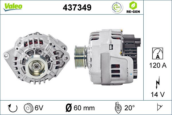 Alternator VALEO 437349