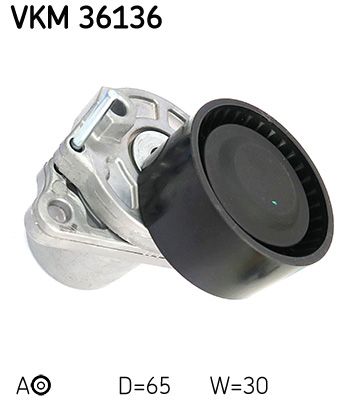 Rolka napinacza, pasek klinowy wielorowkowy SKF VKM 36136