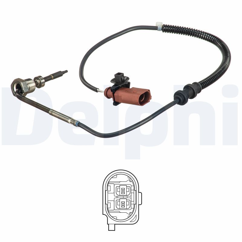 czujnik, temperatura spalin DELPHI TS30247