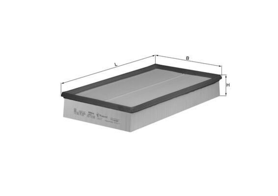 Filtr powietrza KNECHT LX 637