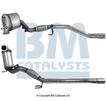 Filtr sadzy / filtr cząstek stałych, układ wydechowy BM CATALYSTS BM11035