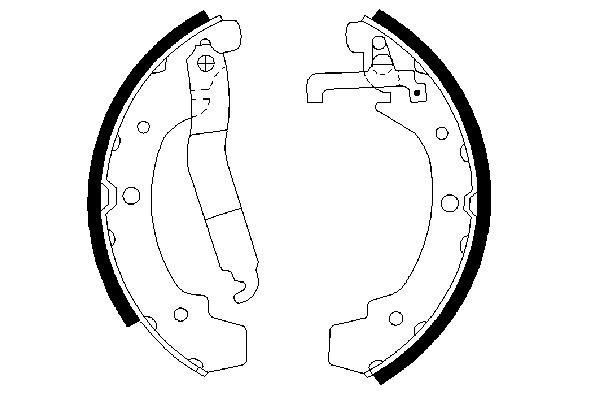 Zestaw szczęk hamulcowych BOSCH 0 986 487 318