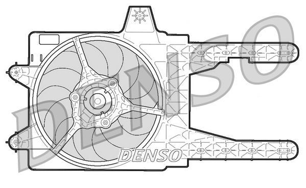Wentylator, chłodzenie silnika DENSO DER09245