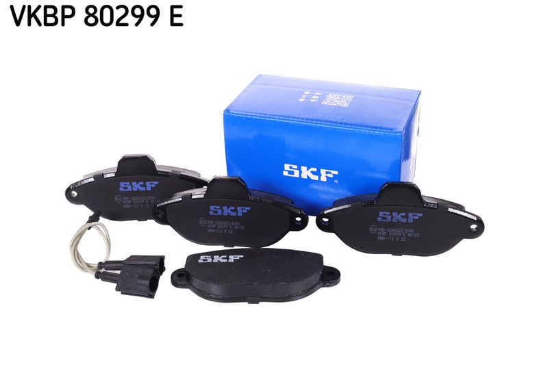 Zestaw klocków hamulcowych, hamulce tarczowe SKF VKBP80299E