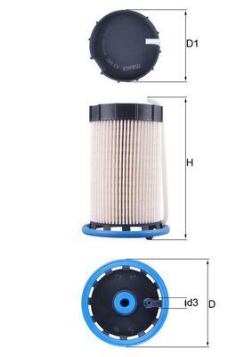 Filtr paliwa MAHLE KX592