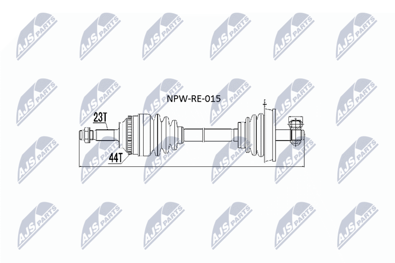 Wał napędowy NTY NPW-RE-015